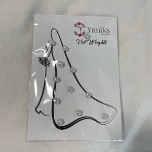 Veil Weights Set of 12 | Pearl Bridal
veil weights| Magnetic Double Sided